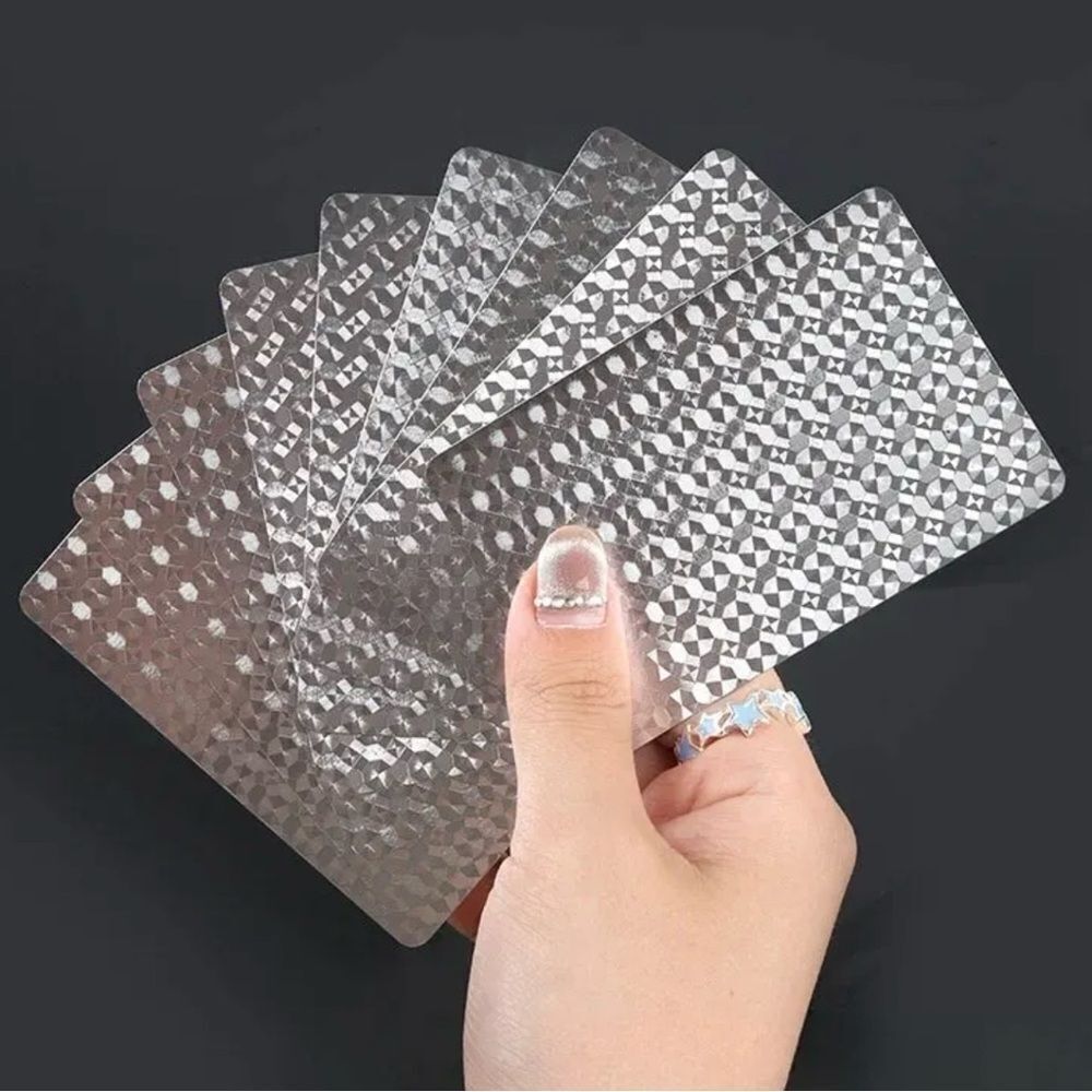 DECADENT SILVER PLAYING CARDS